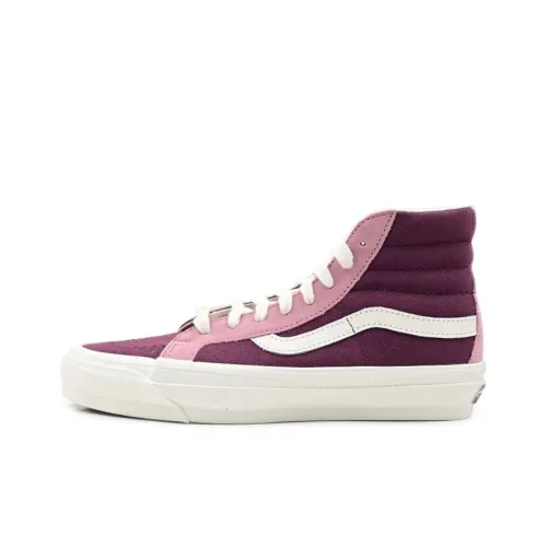 VANS SK8 High Топ Скейтборд Кроссовки Унисекс Розовый Фиолетовый