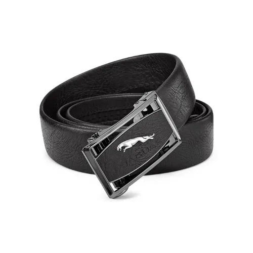 JAGUAR Ремни из коровьей кожи Мужской Черный Ширина 3,5 см