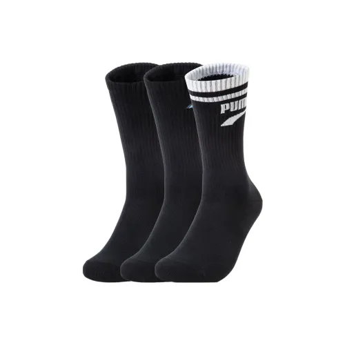 PUMA Носки Crew Унисекс 3 упаковки черные