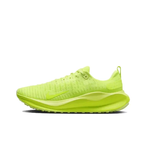 Nike Slip Resistant Abrasion Resistant Shock Absorbers Низкий Топ Повседневные Беговые кроссовки Мужские Неоново-зеленый