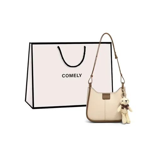 COMELY Коровья кожа с синтетической кожей ведрообразная сумка седельная сумка сумка через плечо сумка на плечо женская абрикос