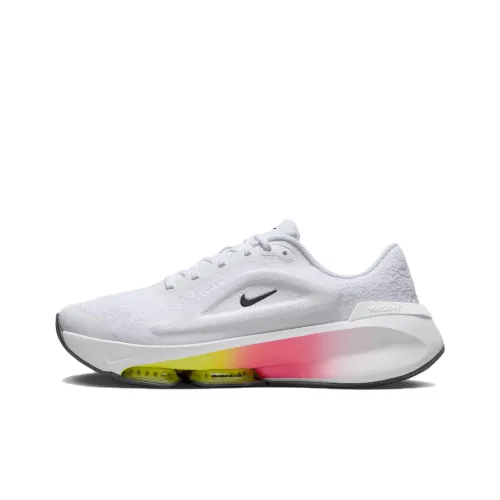 Nike Versair Series Амортизация Устойчивость к истиранию Дышащие Низкие Кроссовки для бега Унисекс Белый Желтый