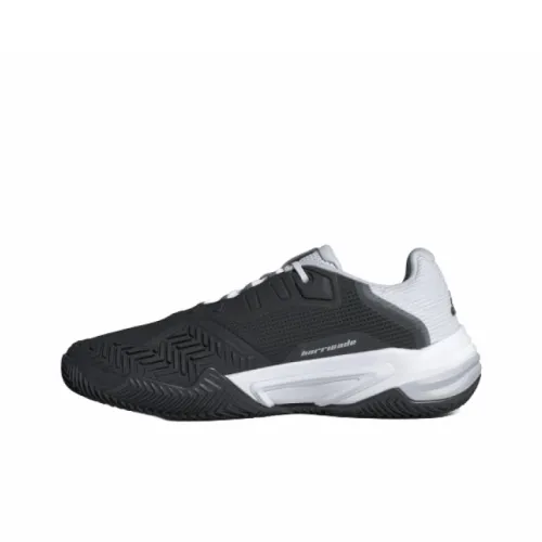 Adidas Barricade Slip-resistant Abrasion-resistant Low-top Tennis Shoes Unisex Black White Adidas Barricade Противоскользящие Аbrasion-resistant Низкие Кроссовки для тенниса Унисекс Черный Белый