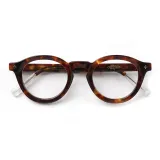 Оправа «черепаховый узор» с прозрачными линзами