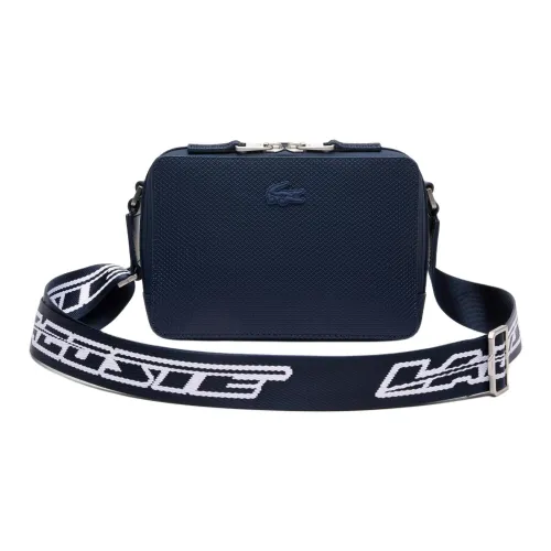LACOSTE Сумка через плечо из коровьей кожи унисекс морской синий