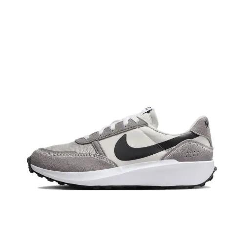 Nike Waffle Nav Износостойкий Дышащий Низкий Топ Повседневная Обувь Мужская Серый Белый