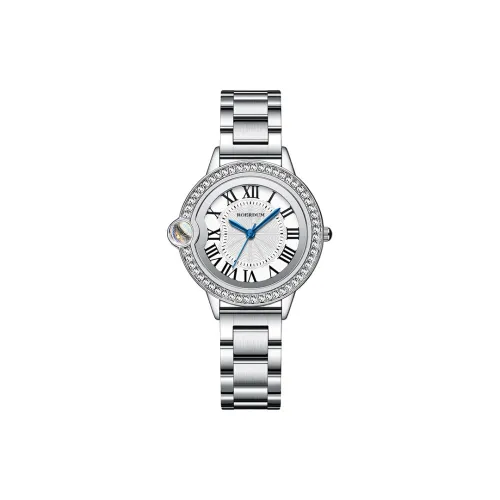 ROERDUM Guardian Goddess Collection Признание в любви Надувные Кварцевый механизм Стальной ремешок Часы Женские часы Белый циферблат