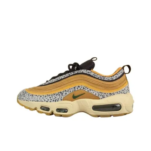 Nike Air Max 97 Low Топ Повседневные Беговые Кроссовки Унисекс Коричневый