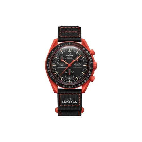 Swatch Quartz Механизм Мужские часы 42 мм Черный