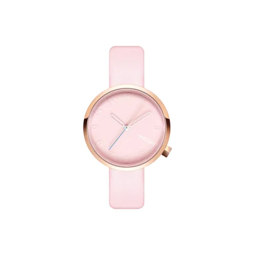 Снупи Кварцевый Movement Унисекс Часы 34 мм Розовые
