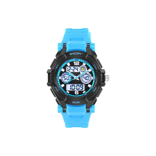 Снупи Electronic Movement Унисекс Часы 38 мм Черные