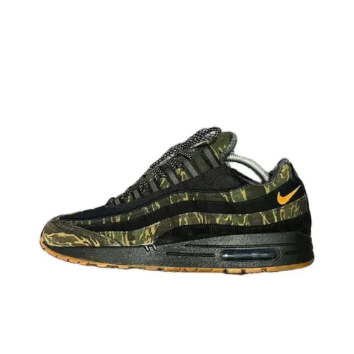 Nike Air Max 95 Low Топ Повседневная обувь Унисекс Черный Зеленый