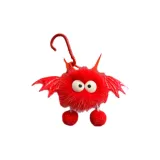 Бусина из угля для шар [Красный]