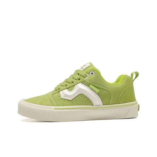 BladMaste Slip-resistant Abrasion-resistant Lightweight Low-Top Skateboard Shoes Unisex Apple Green Перевод BladMaste Противоскользящие Устойчивые к износу Легкие Низкие Кроссовки для скейтбординга Унисекс Яблочно-зеленый