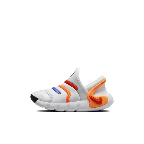 Nike Dynamo 2 EasyOn Детская повседневная обувь Низкий топ Гора Белый/Голландский оранжевый/Космический синий/Команда Апельсин Для дошкольников