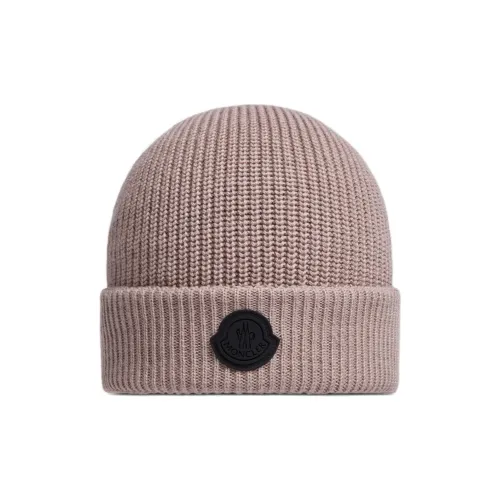 Moncler Смесовая шерсть акрил вязаные шапки из шерсти Мужской Светло-розовый