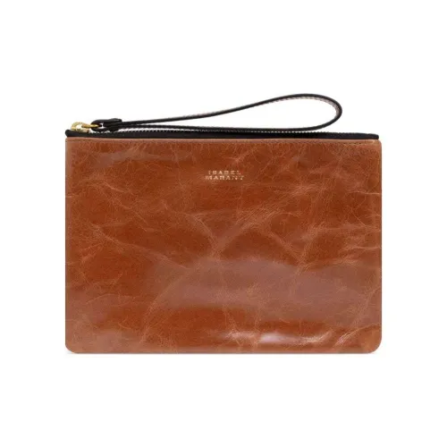 ISABEL MARANT Телячья кожа Клатч Женский Коричневый