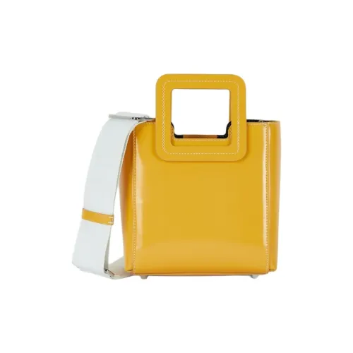 Staud Сумка через плечо из коровьей кожи с полиэстером мини-сумка для женщин желтая