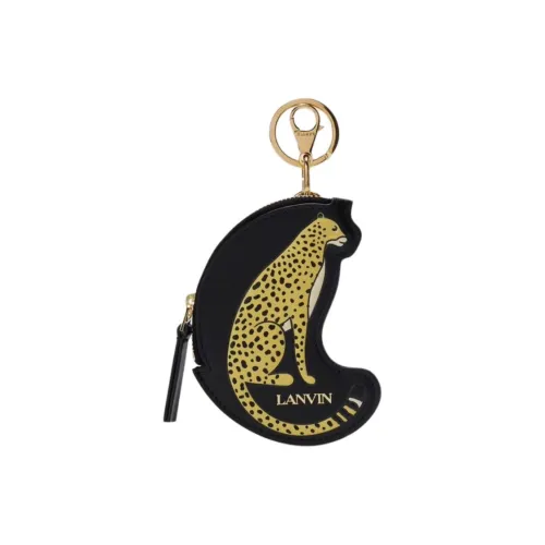 Lanvin Key Pouch из коровьей кожи средний унисекс черный