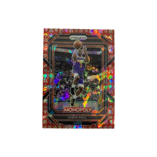 PANINI 2022 23 PRIZM Монополия Красный Fold Солнце Крис Пол Настоящий красный Fold Игрок Карта пройдет Спортивные карты 1 шт