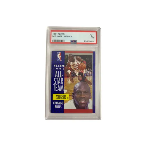 Панини 1991 Топпс Алл Стар Роки Карточка Майкл Джордан сертифицированная PSA 7 1 шт