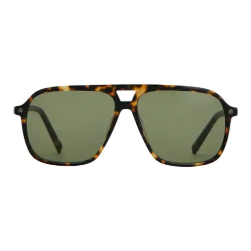 TOD'S Ацетат Квадратные Солнцезащитные очки Мужские Черепаховый