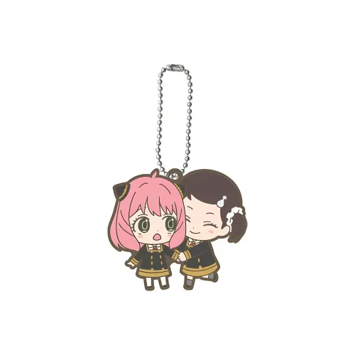 BANDAI SPY × Family Основные персонажи GASHABOX Капсула Резина Фигура с принтом 4-е издание Счастливый Draw Цельная коробка 8 шт