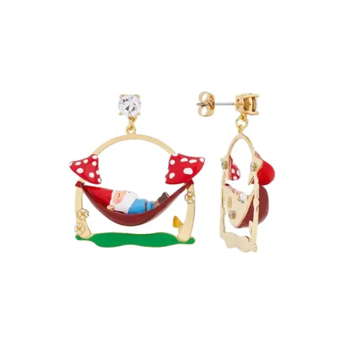 LES NEREIDES Золотой Покрытый Серьги из лата Женские Золотой