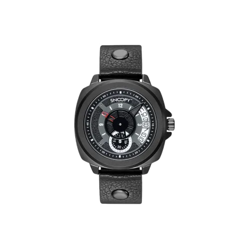Снупи Кварцевый Movement Унисекс Часы 43,5 мм Черные