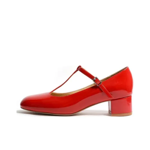 STEVE MADDEN Mary Jane Shoes Женские Red