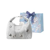 Серебристая +сумка для покупок