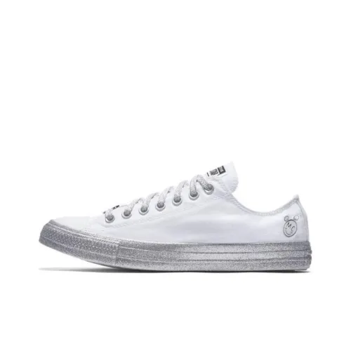 Miley Cyrus x Converse All Star Low Top Canvas Shoes Unisex White