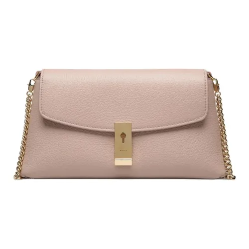 BALLY Рельеф Телячья Кожа Сумка через плечо Мини Женская Светлый Умбра