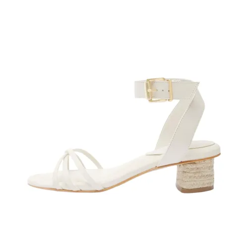 Schutz Alexandra one Ремень Сандалии 4CM Женские Белые