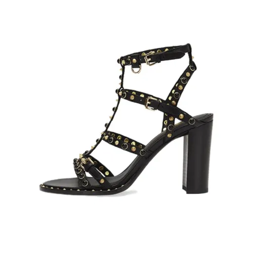 Женские сандалии в римском стиле, цвет пепельный