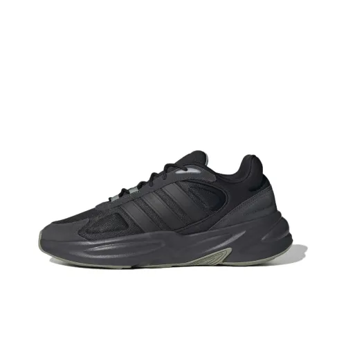 Adidas Slip-resistant Abrasion-resistant Low Top Casual Running Shoes Men's Black Adidas Противоскользящие Аbrasion-resistant Низкий Топ Повседневные Беговые Кроссовки Мужские Черные