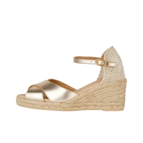 GEOX One Sandals Strap 6,5cm Women's Light Gold