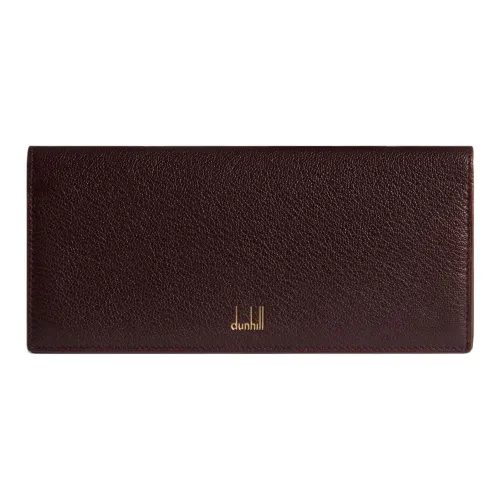 Dunhill Sheepskin Wallet Men's Burgundy Color