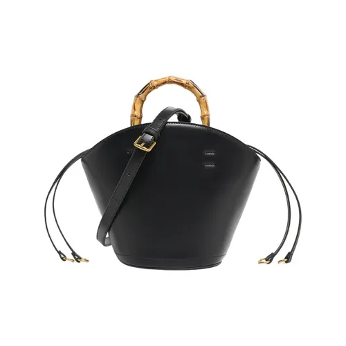 TTaG．baG Microfiber Leather Shoulder Bag Handbag Women's Black Brown Mud