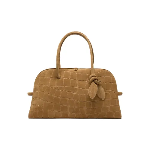 Jacquemus Крокодил Тисненый Замша Сумка Женские CAMEL