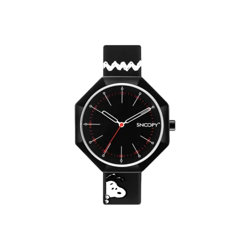 Снупи Кварцевый Movement Унисекс Часы 38 мм Черные