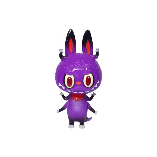 POP MART THE MONSTERS LABUBU ZIMOMO Unit 02, Модная Фигурка, Фиолетовая, 6 Рук, 20 См