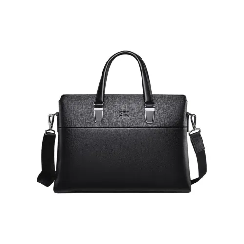 SEPTWOLVES Сумка через плечо из коровьей кожи большая мужская черная