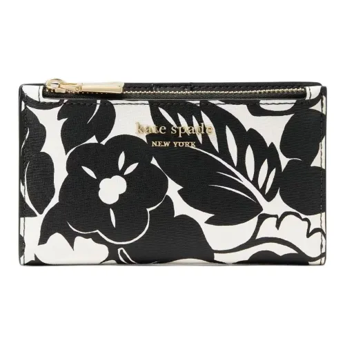 Kate Spade Кошелек из ПВХ (поливинилхлорид) Маленький Женский Черный Многоцветный