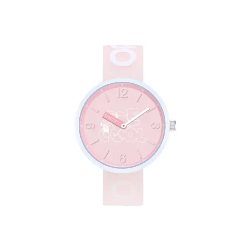 Снупи Кварцевый Movement Унисекс Часы 40 мм Розовые