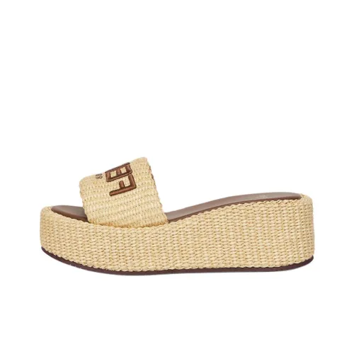 FENDI Sunshine Слипоны Женские Бежевые