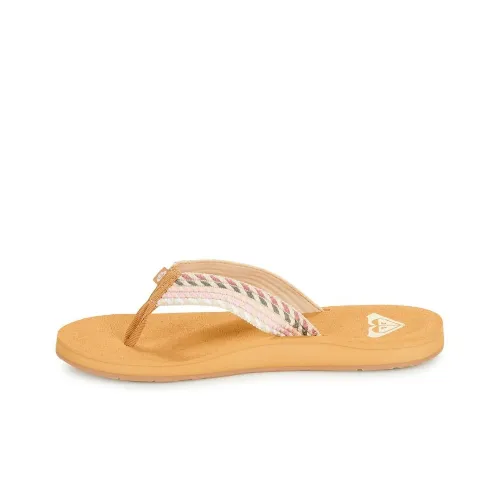 ROXY Устойчивые к истиранию противоопухшие женские шлепанцы розового цвета