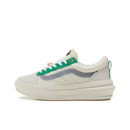 Vans Old Skool Collection Overt Plus CC Low Скейтборд Кроссовки Unisex Белый Зеленый