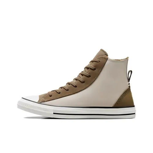Конверс All Star Perfed Overlays Abrasion Resistant Coating Легкий Высокий Топ Обувь Унисекс Бежевый Коричневый
