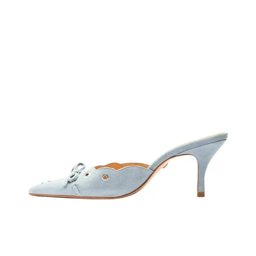 Schutz Домашние тапочки 8,2 см Женские Светло-синие